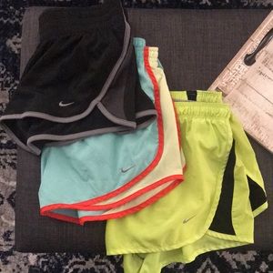 Three pair Nike shorts